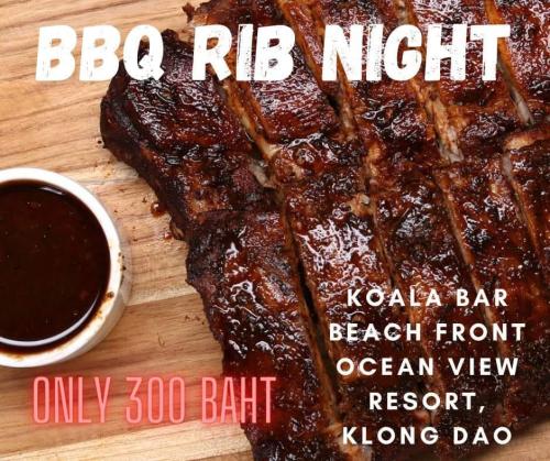 BBQ Rib night, Every Friday only 350B